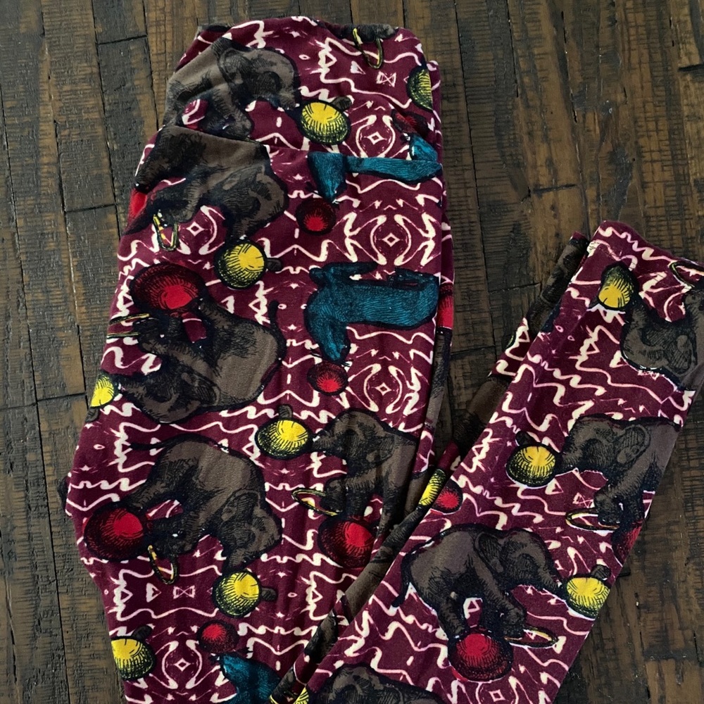 LulaRoe OS circus elephants legging